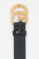 Gucci Leather Marmont GG Belt