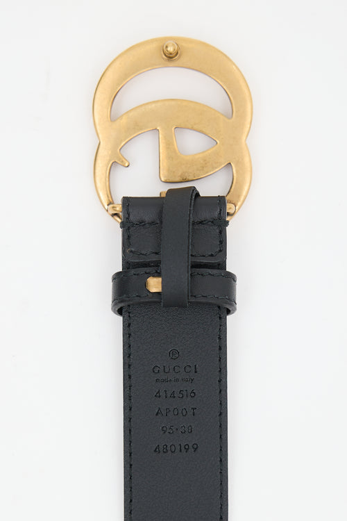 Gucci Leather Marmont GG Belt
