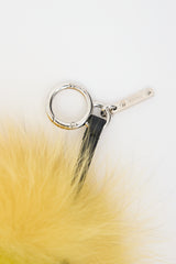 Fendi Fur & Shearling Tria Monster Keychain