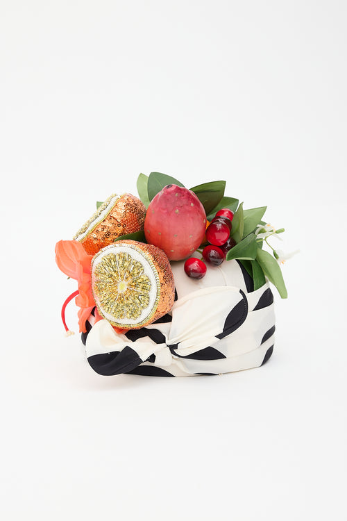 Dolce & Gabbana Printed & 3D Embellished Fruit Hat