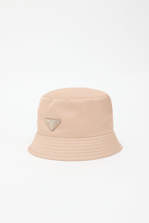 Prada Nylon Logo Bucket Hat