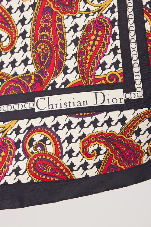 Dior Silk Printed Square Scarf
