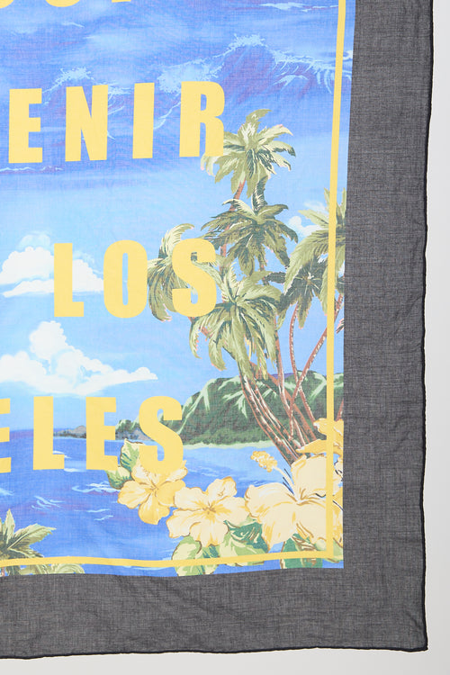 Gucci Printed Souvenir Square Scarf