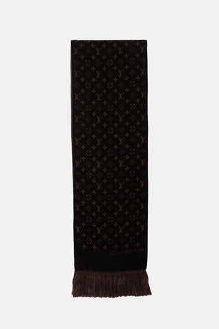 Louis Vuitton Velvet Monogram Devoré Scarf