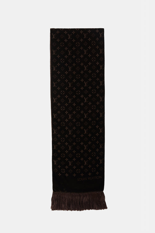 Louis Vuitton Velvet Monogram Devoré Scarf