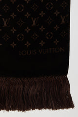 Louis Vuitton Velvet Monogram Devoré Scarf