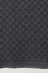 Gucci Wool GG Monogram Jacquard Scarf