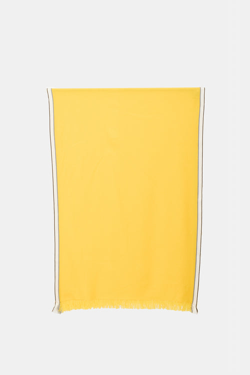Hermès Cashmere & Silk Fringe Scarf