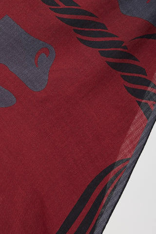 Hermès Cashmere & Silk Quadrige Losange Scarf
