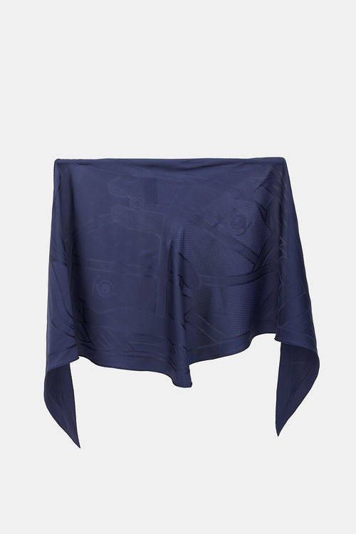 Hermès Silk Quadrige Jacquard Losange Scarf