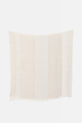 Brunello Cucinelli Linen Striped Jacquard Scarf