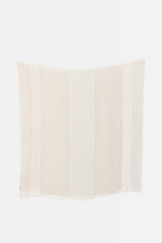 Brunello Cucinelli Linen Striped Jacquard Scarf