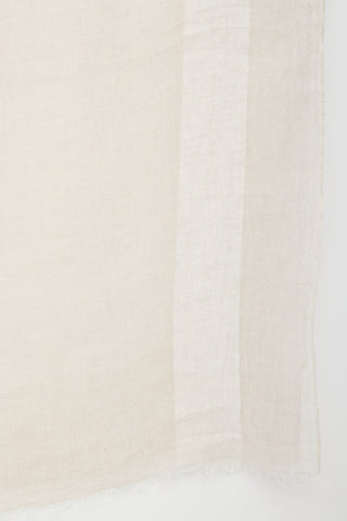 Brunello Cucinelli Linen Striped Jacquard Scarf