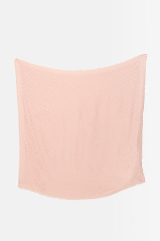 Louis Vuitton Silk & Wool Monogram Scarf