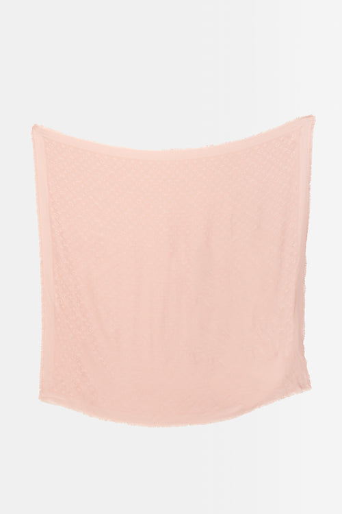Louis Vuitton Silk & Wool Monogram Scarf