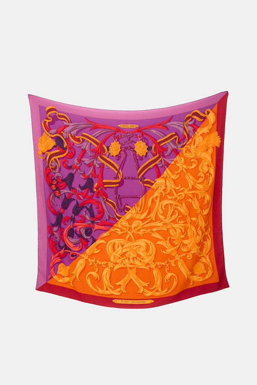 Hermès Cashmere Mors À La Connétable Carré 140 Scarf