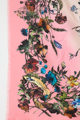 Dior Silk Floral Square Scarf