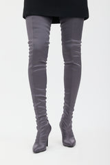Stella McCartney Satin Thigh High Boot