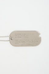 MM6 Maison Margiel FW 2022 Large Tag Necklace