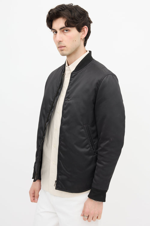Acne Studios Mylon Matt Bomber Jacket