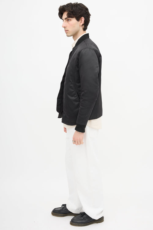 Acne Studios Mylon Matt Bomber Jacket