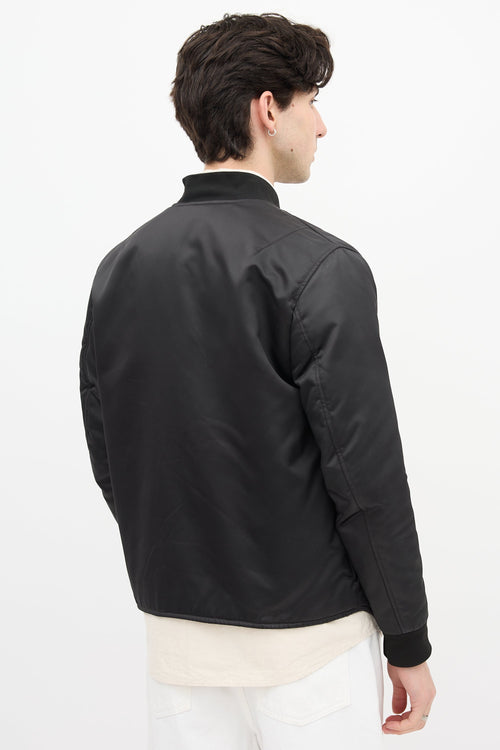 Acne Studios Mylon Matt Bomber Jacket
