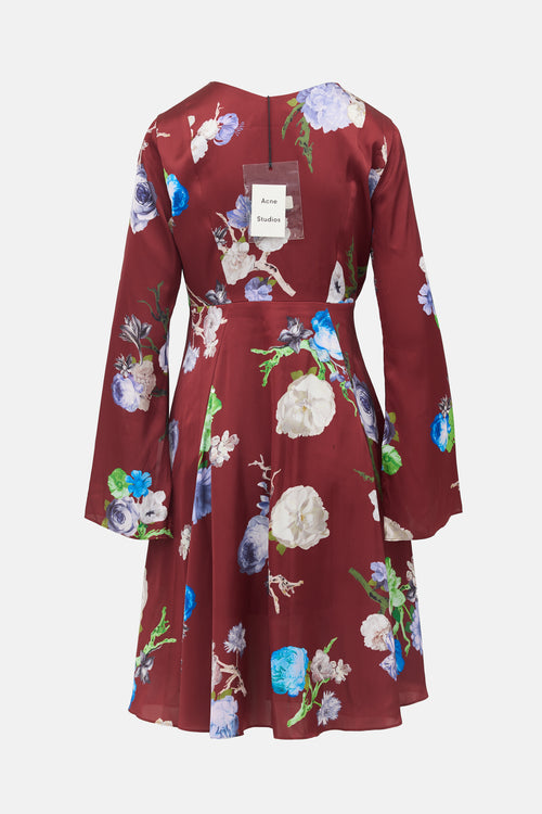 Acne Studios Satin Dahari Dress