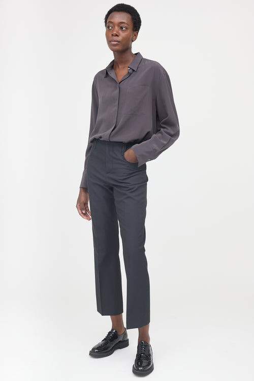 Acne Studios Raw Trim Straight Leg Trouser