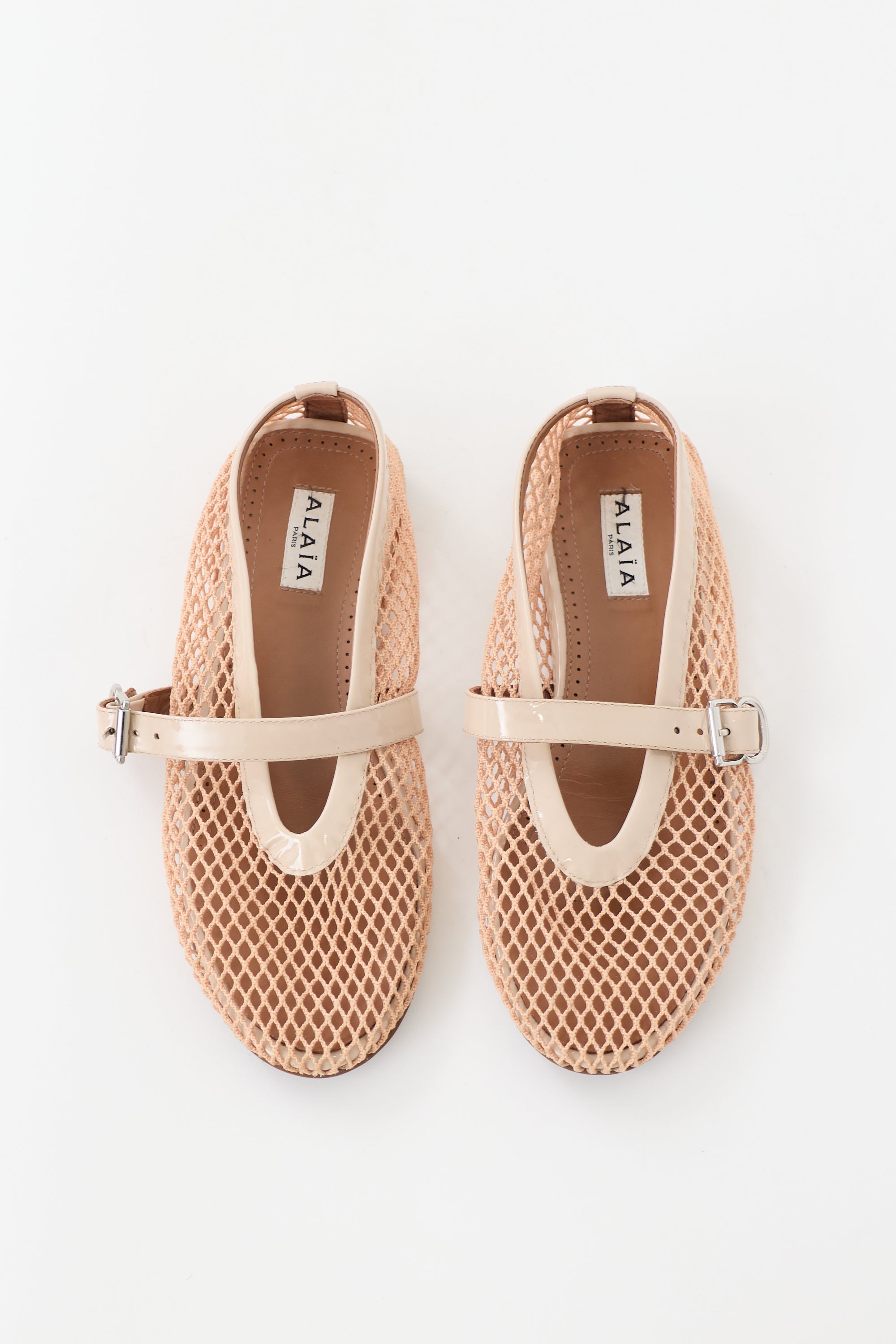 Alaïa // Fishnet Mesh Flat – VSP Consignment
