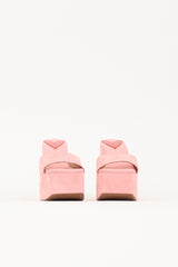 Alaïa Suede Platform Sandal
