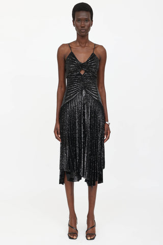Sequin Drop Waist Dress