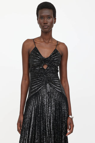 Sequin Drop Waist Dress