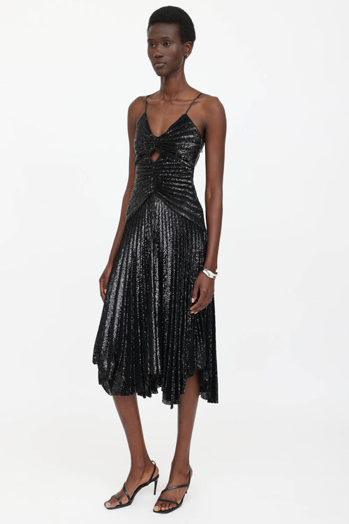 Sequin Drop Waist Dress