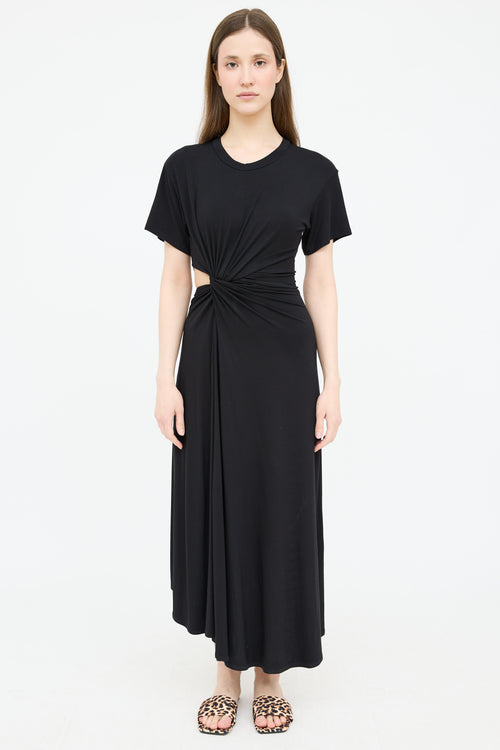 A.L.C. Knotted T-Shirt Maxi Dress