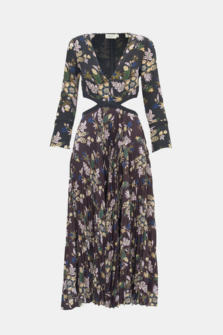 A.L.C. Silk Floral Josefa Dress