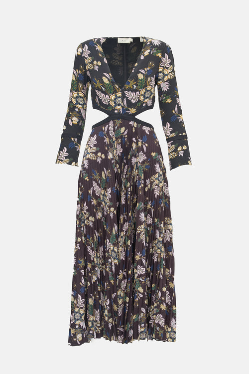 A.L.C. Silk Floral Josefa Dress