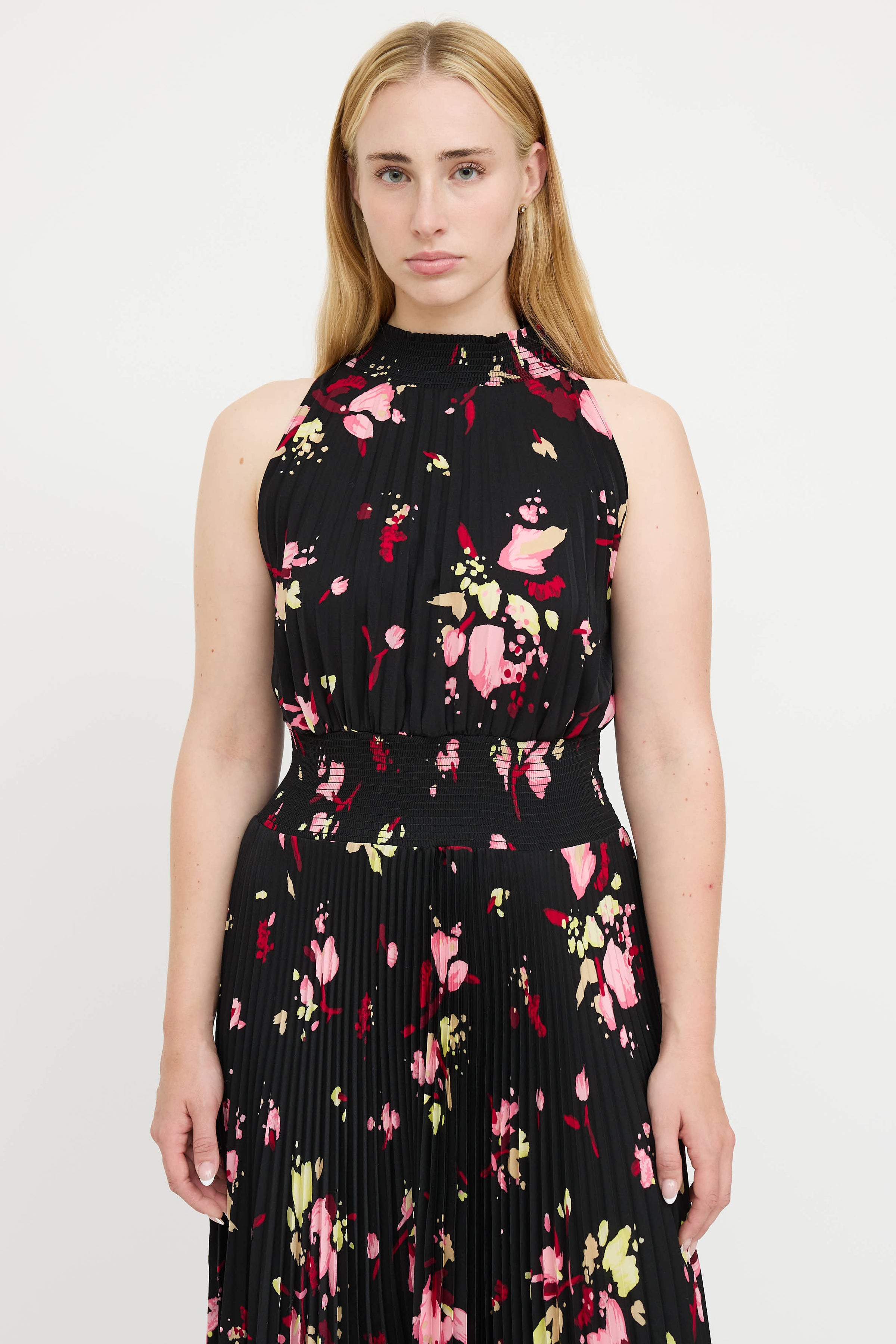 A.L.C. // Floral Pleated Dress – VSP Consignment A.L.C. // Floral Pleated Dress – VSP Consignment