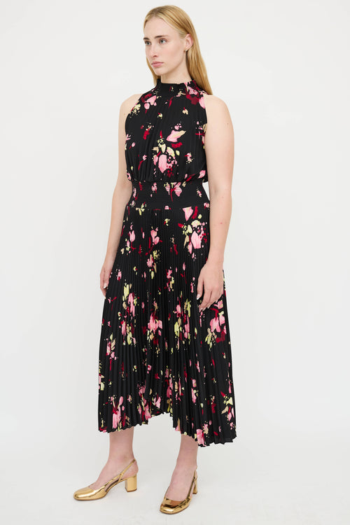 A.L.C. Floral Pleated Dress