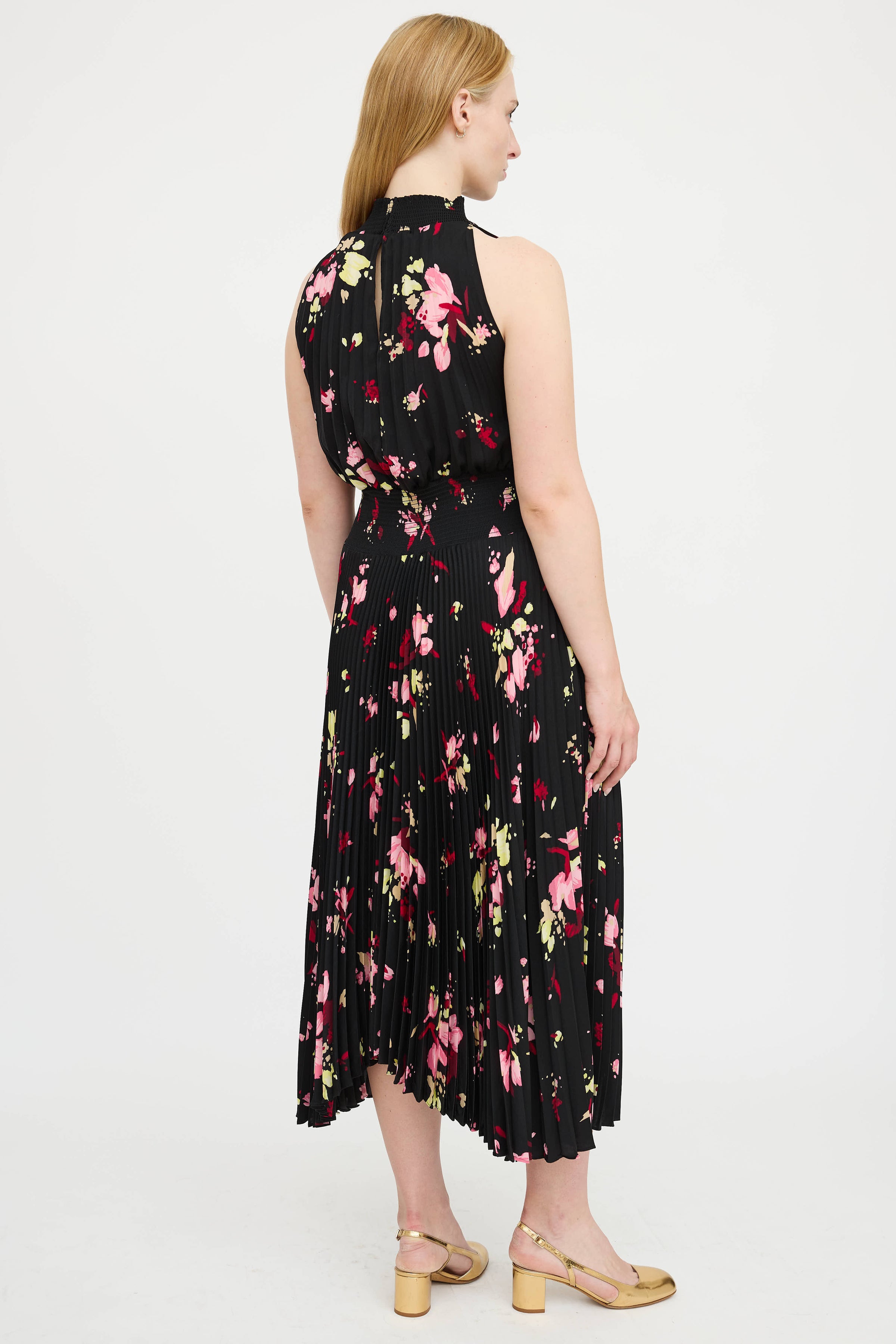 A.L.C. // Floral Pleated Dress – VSP Consignment A.L.C. // Floral Pleated Dress – VSP Consignment