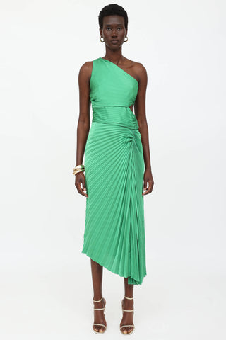A.L.C. Lara Pleated Maxi Dress