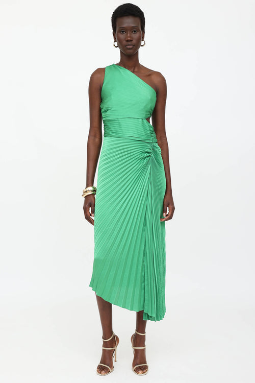 A.L.C. Lara Pleated Maxi Dress