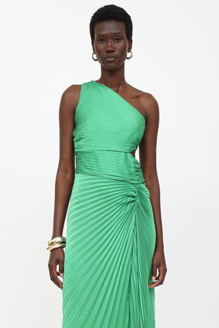 A.L.C. Lara Pleated Maxi Dress