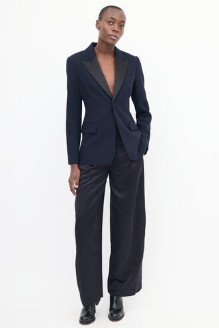 A.L.C. Navy Brandon Tux Blazer