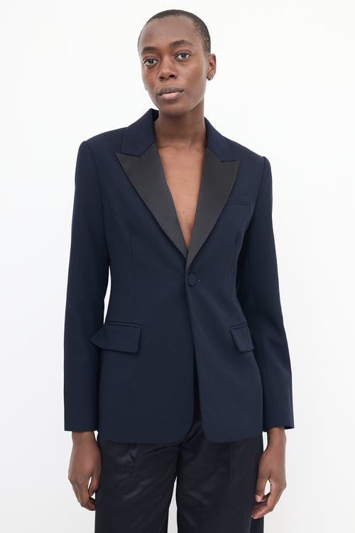 A.L.C. Navy Brandon Tux Blazer