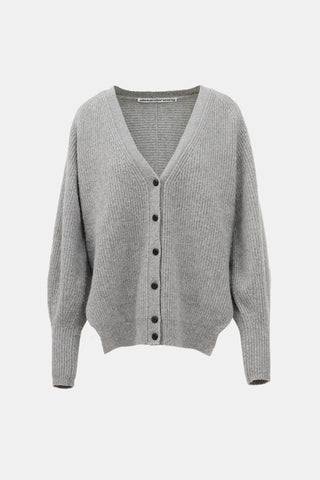 Alexander Wang Ribbed Wool Cardigan
