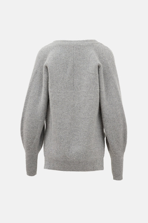 Alexander Wang Ribbed Wool Cardigan