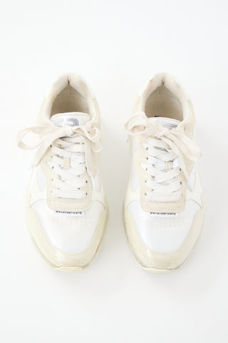 Alexander Wang Leather & PVC AWNYC Stadium Sneaker