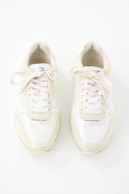 Alexander Wang Leather & PVC AWNYC Stadium Sneaker