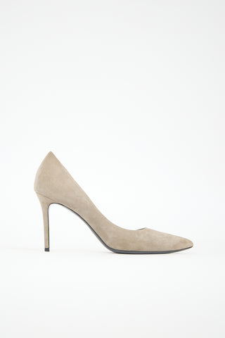 Celine Suede D'Orsay Pump