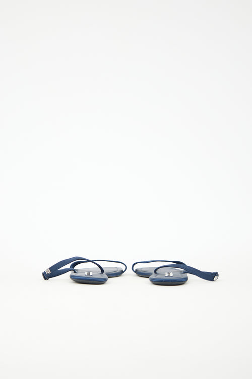 Alexander Wang Satin Logo Sandal